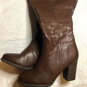 Express Knee High Brown Boots